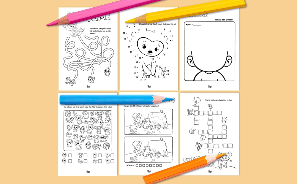 Fichas gratis para colorear y actividades para imprimir